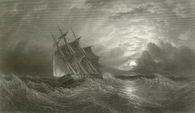 HMS Galatea en un Crucero de Oswald Walters Brierly