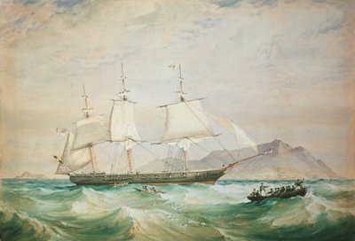 H.M.S. Hornet de Oswald Walters Brierly