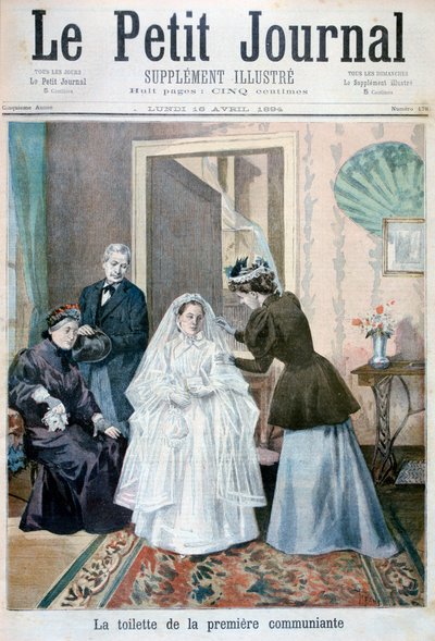 Primer comulgante, 1894 de Oswaldo Tofani