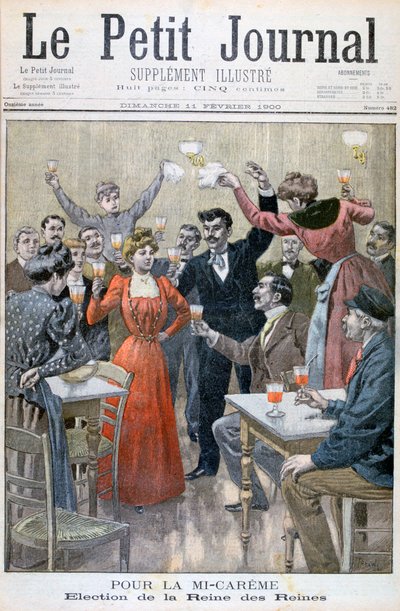 Mitad de Cuaresma, elección de la Reina de las Reinas, 1900 de Oswaldo Tofani