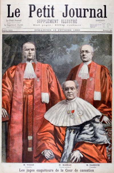 Los jueces del Tribunal Supremo de Apelación, Francia, 1899 de Oswaldo Tofani