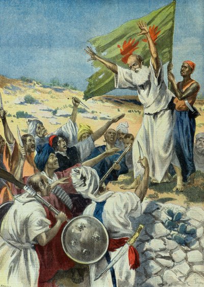 Levantamiento en la India contra la presencia inglesa de Oswaldo Tofani