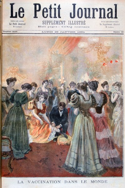 Vacunación contra la viruela, París, 1894 de Oswaldo Tofani