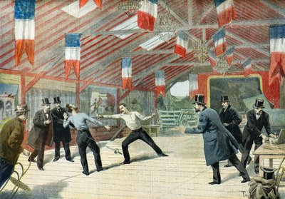 muerte de Jules Hippolyte Percher,1895 (Ilustración) de Oswaldo Tofani