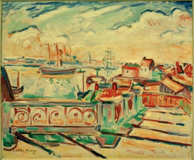 El puerto de Amberes de Othon Friesz