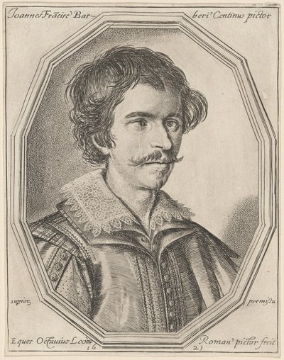 Giovanni Francesco Barbieri, llamado Guercino de Ottavio Leoni
