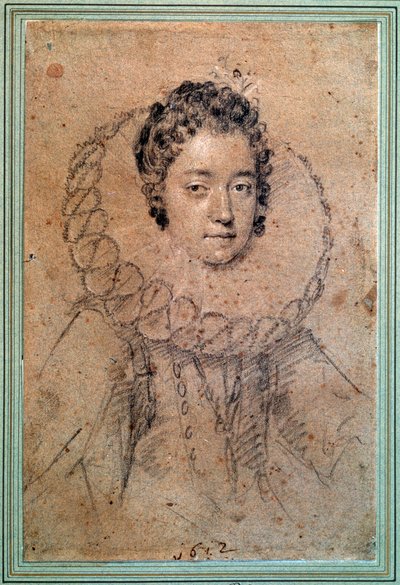 Retrato femenino, 1612 de Ottavio Mario Leoni