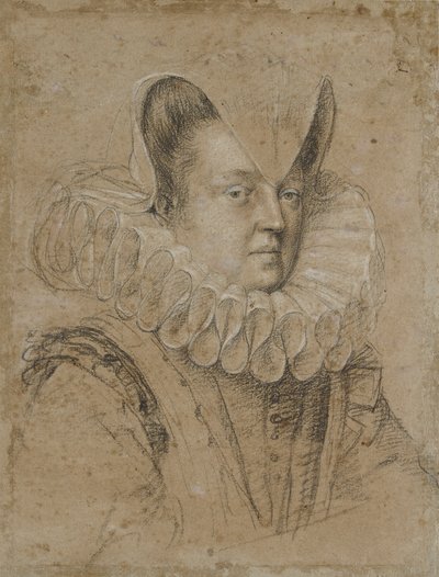 Retrato de Margherita, Duquesa de Ferrara de Ottavio Mario Leoni