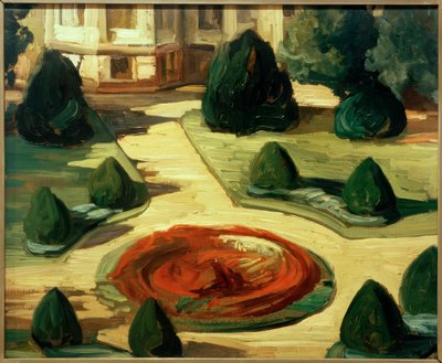 Estudio del jardín Städel de Ottilie Roederstein