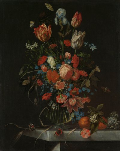 Naturaleza muerta con flores de Ottmar Elliger (I)