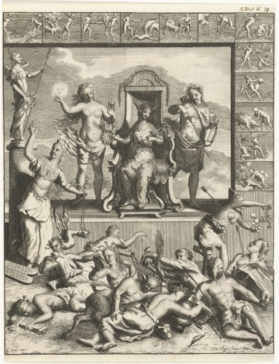 Los doce trabajos de Hércules representación alegórica de Ottmar Elliger (II)