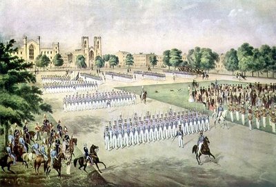Revisión del 7º Regimiento, Washington Square, Nueva York de Otto (after) Botticher