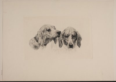 Dos cabezas de perro de Otto Bache