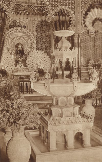 Quiosco morisco, cerca del castillo de Linderhof del rey de Baviera de Otto Ballerstedt