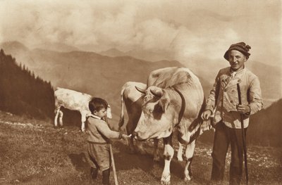 En los Alpes de Otto Ballerstedt