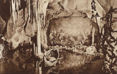 La Gruta Azul, cerca del castillo de Linderhof del rey de Baviera de Otto Ballerstedt