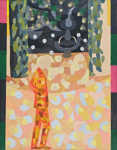 Hombre frente a una fuente, 1911-1942 de Otto Freundlich