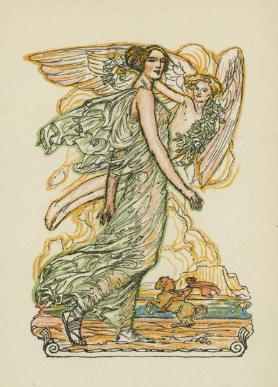 Canciones de Anacreonte (litografía en color) de Otto Friedrich
