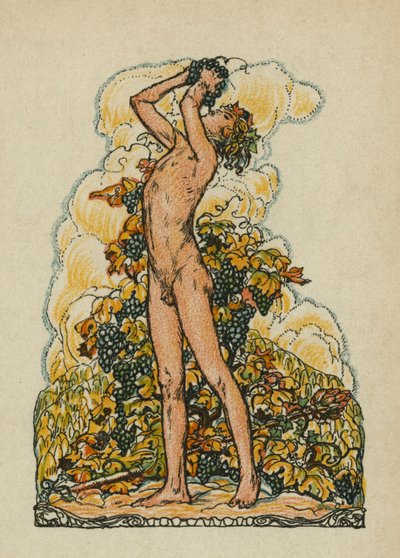 Canciones de Anacreonte (litografía en color) de Otto Friedrich
