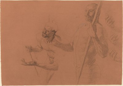 Estudios para un barquero de Otto Greiner
