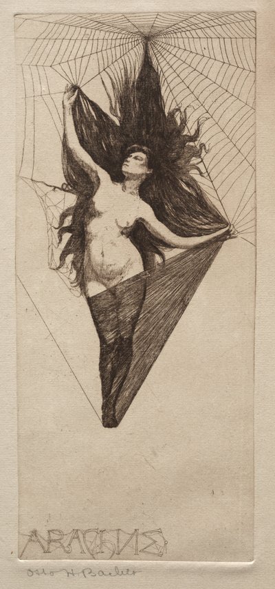 Arachne, siglo XIX de Otto H. Bacher