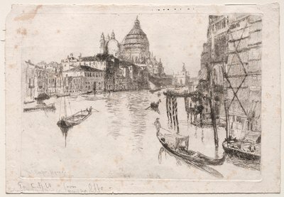 Entrada al Gran Canal, 1880 de Otto H. Bacher