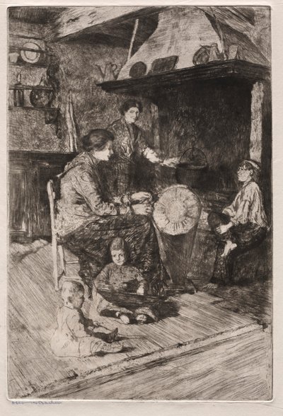 Grabados de Venecia: Las encajeras, siglo XIX de Otto H. Bacher