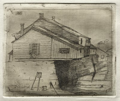 Casa sobre el agua, 1878 de Otto H. Bacher