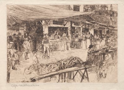 Mercado Viejo, Florencia de Otto H. Bacher