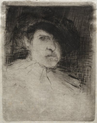 Autorretrato en disfraz de Otto H. Bacher