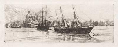 Dos barcos, Venecia de Otto H. Bacher