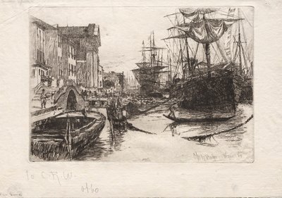 Vista en Venecia, 1880 de Otto H. Bacher
