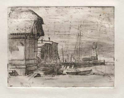 Muelle Oeste, 1878 de Otto H. Bacher