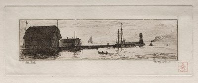 Muelle Oeste, Cleveland, 1878 de Otto H. Bacher