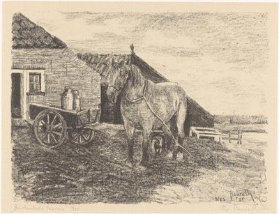 Amelandsche merrie (título original del objeto) de Otto Hanrath (signed by artist)
