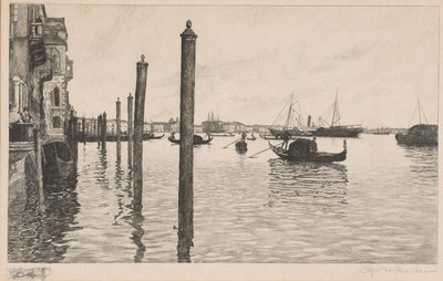 Gran Canal de Venecia de Otto Henry Bacher