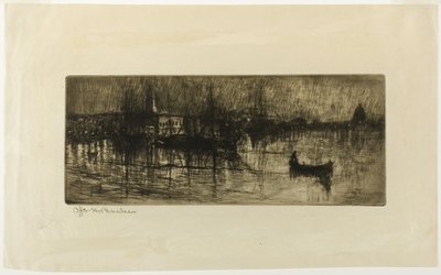 Noche lluviosa de Otto Henry Bacher