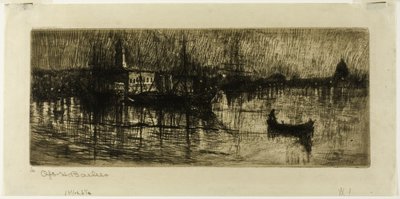 Noche lluviosa de Otto Henry Bacher
