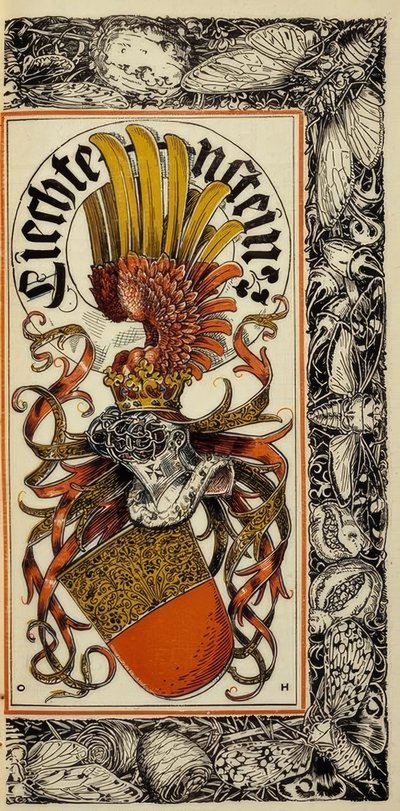 Los escudos de armas de las casas principescas alemanas: Liechtenstein de Otto Hupp