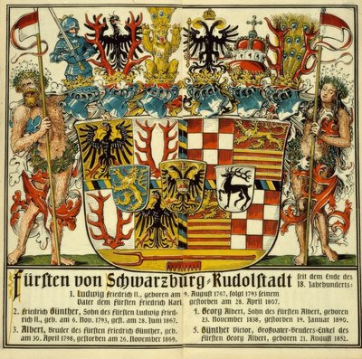 Príncipes de Schwarzburg-Rudolstadt de Otto Hupp