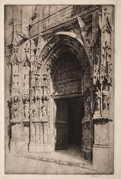 Portal Central, Iglesia St. Merri, París de Otto J. Schneider