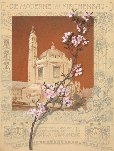 Una iglesia parroquial en Währing, Viena de Otto Koloman Wagner