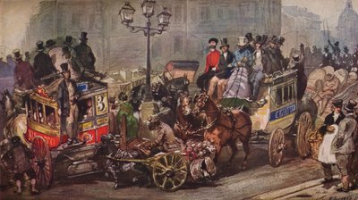 Escena en Ludgate Circus, 1850 de Otto Limited