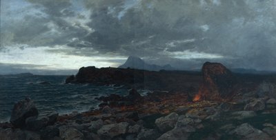 Tarde de otoño en la costa, Kinn de Otto Ludvig Sinding