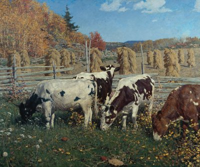 mañana de otoño de Otto Ludvig Sinding