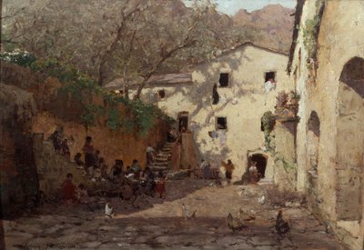 Vida Cotidiana, Italia de Otto Ludvig Sinding