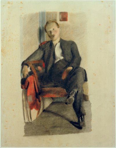Retrato de un joven sentado de Otto Meyer Amden