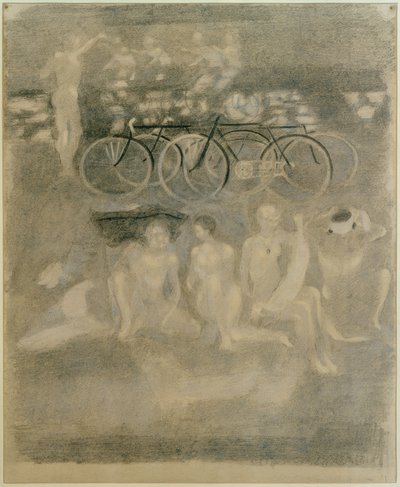 Ciclistas descansando de Otto Meyer Amden