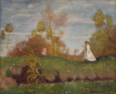 Verano en el pantano de Otto Modersohn