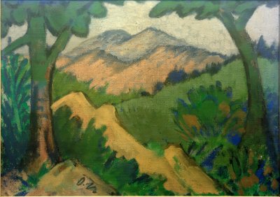 Paisaje de dunas de Otto Mueller